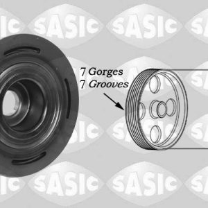 Fulie curea arbore cotit OPEL MOVANO A bus (X70) 2.5 DTI (JD) diesel 115 cai SASIC 2154005