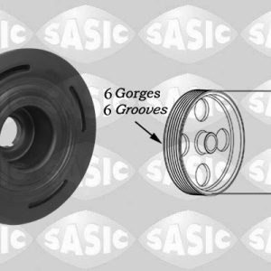 Fulie curea arbore cotit OPEL MOVANO A bus (X70) 2.5 DTI (JD) diesel 115 cai SASIC 2154013