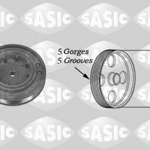 Fulie curea arbore cotit OPEL VIVARO A caroserie (X83) 1.9 DI (F7) diesel 80 cai SASIC 2154015