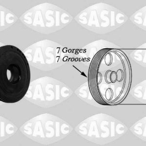 Fulie curea arbore cotit OPEL VIVARO A bus (X83) 2.0 CDTI (F7, J7, A07) diesel 90 cai SASIC 2154018