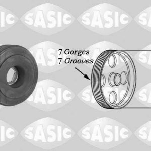 Fulie curea arbore cotit OPEL MOVANO B platou / sasiu (X62) 2.3 CDTI FWD (EV, HV, UV) diesel 101 cai SASIC 2154021