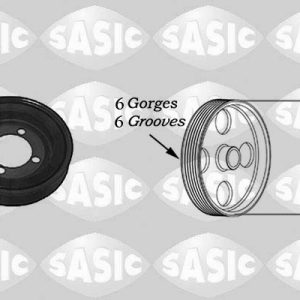 Fulie curea arbore cotit OPEL COMBO Autoutilitara/limuzina spatioasa 1.7 DI 16V diesel 65 cai SASIC 2156015