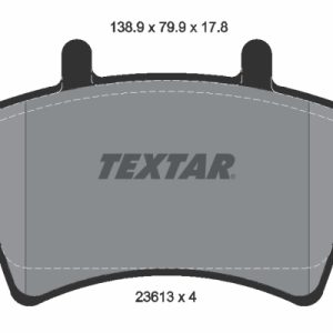 Placute frana OPEL MOVANO A caroserie (X70) 2.5 CDTI (FD) diesel 146 cai TEXTAR 2361301