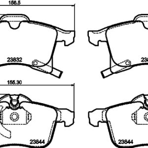 Placute frana OPEL COMBO Autoutilitara/limuzina spatioasa 1.7 DI 16V diesel 65 cai DON PCP1015