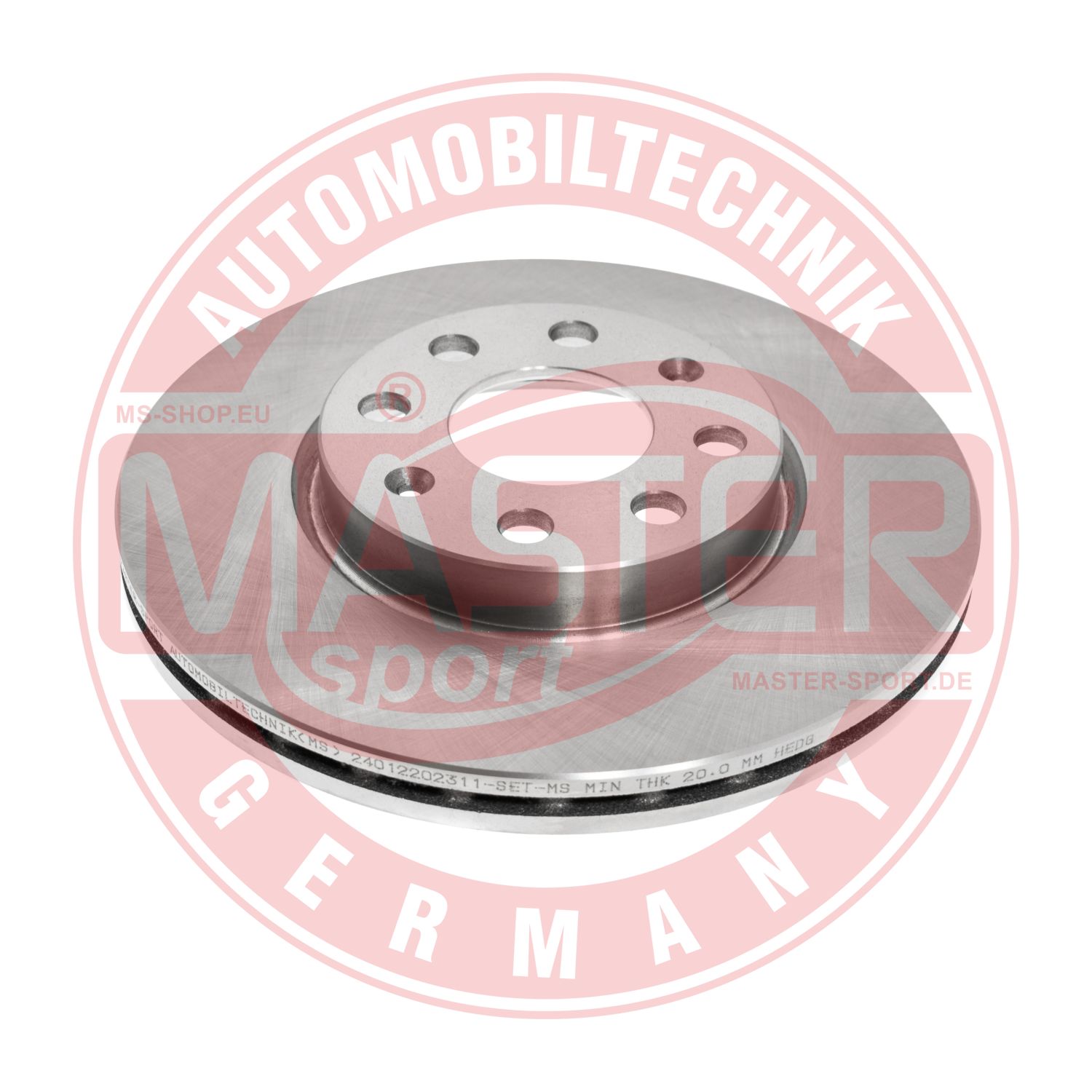 Disc frana OPEL ADAM (M13) 1.4 S benzina 150 cai MASTERSPORT GERMANY 24012202311-PCS-MS