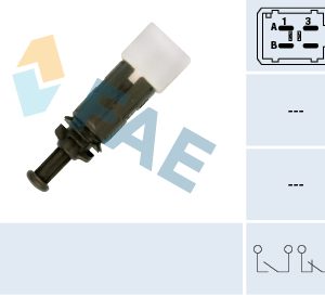 Comutator lumini frana OPEL MOVANO A bus (X70) 2.5 DTI (JD) diesel 115 cai FAE 24895