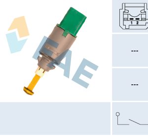 Comutator lumini frana OPEL VIVARO A caroserie (X83) 2.0 16V (F7) benzina 120 cai FAE 24900