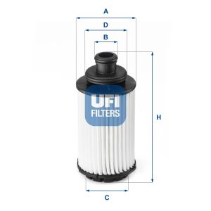 Filtru ulei OPEL CASCADA (W13) 2.0 CDTI (67) diesel 170 cai UFI 25.118.00