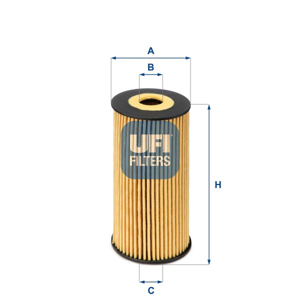 Filtru ulei OPEL MOVANO B platou / sasiu (X62) 2.3 CDTI RWD (EV, HV, UV) diesel 150 cai UFI 25.170.00