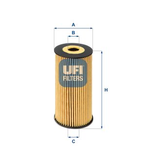 Filtru ulei OPEL VIVARO B caroserie (X82) 1.6 CDTI (05) diesel 90 cai UFI 25.170.00