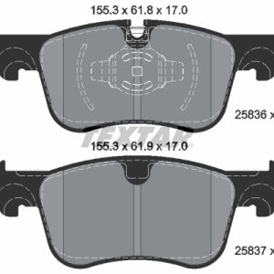 Placute frana OPEL COMBO Autoutilitara/limuzina spatioasa (K9) 1.5 D diesel 131 cai TEXTAR 2583601