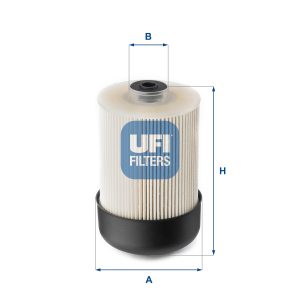 Filtru combustibil OPEL VIVARO B caroserie (X82) 1.6 CDTI (05) diesel 121 cai UFI 26.114.00