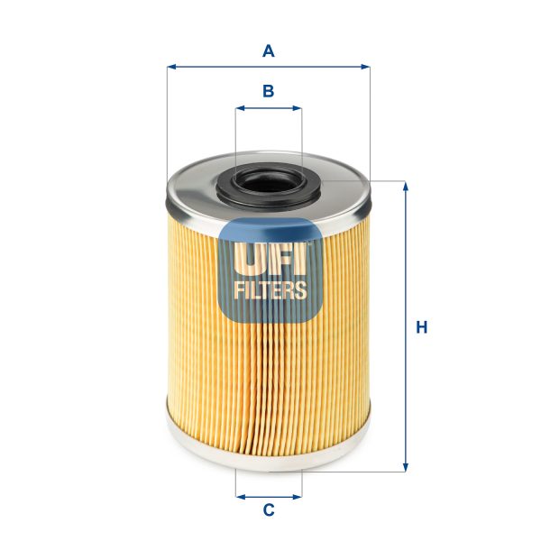 Filtru combustibil OPEL MOVANO A platou / sasiu (X70) 2.5 D (ED, HD, UD0, UD4) diesel 80 cai UFI 26.687.00