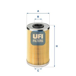 Filtru combustibil OPEL MOVANO B platou / sasiu (X62) 2.3 CDTI FWD (EV, HV, UV) diesel 179 cai UFI 26.694.00