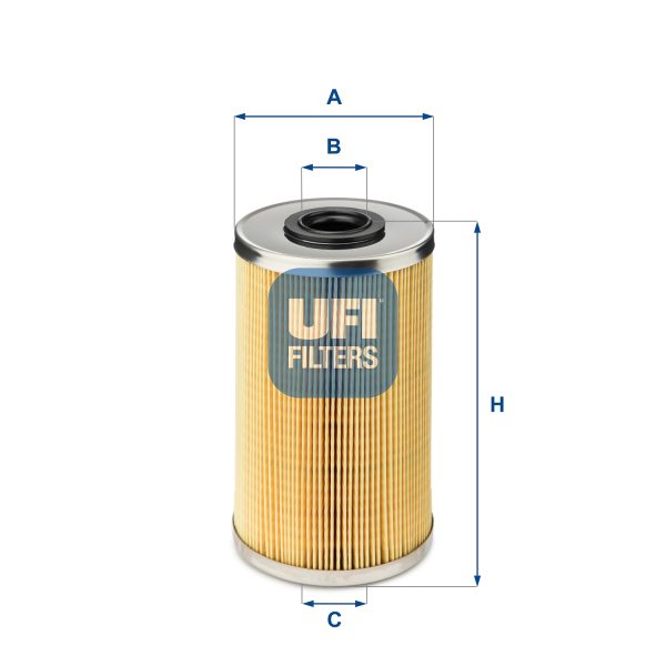 Filtru combustibil OPEL MOVANO B platou / sasiu (X62) 2.3 CDTI FWD (EV, HV, UV) diesel 179 cai UFI 26.694.00