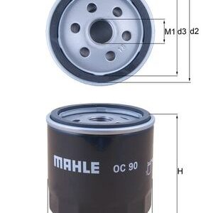 Filtru ulei OPEL COMBO Autoutilitara/limuzina spatioasa (71_) 1.2 benzina 45 cai KNECHT OC 90