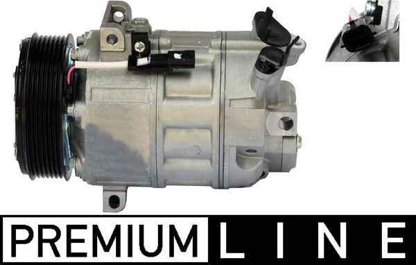 Compresor climatizare OPEL MOVANO B platou / sasiu (X62) 2.3 CDTI FWD (EV, HV, UV) diesel 146 cai MAHLE ORIGINAL ACP 72 000P
