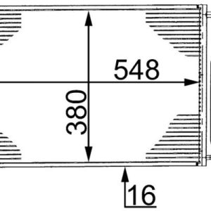 Condensator climatizare OPEL COMBO Autoutilitara/limuzina spatioasa 1.4 16V benzina 90 cai MAHLE ORIGINAL AC 335 000S