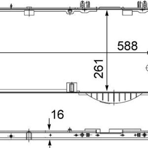 Condensator climatizare OPEL COMBO Autoutilitara/limuzina spatioasa 1.3 CDTI 16V diesel 75 cai MAHLE ORIGINAL AC 336 000S