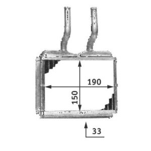 Schimbator caldura incalzire habitaclu OPEL COMBO Autoutilitara/limuzina spatioasa (71_) 1.4 benzina 60 cai MAHLE ORIGINAL AH 139 000S