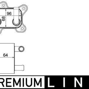 Radiator racire ulei cutie de viteze automata OPEL MOKKA / MOKKA X (J13) 1.7 CDTI (_76) diesel 131 cai MAHLE ORIGINAL CLC 183 000P