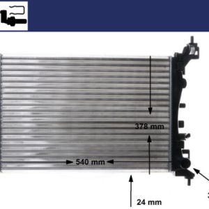 Radiator racire motor OPEL ADAM (M13) 1.2 benzina 69 cai MAHLE ORIGINAL CR 1182 000S