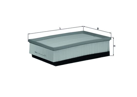 Filtru aer OPEL MOVANO B platou / sasiu (X62) 2.3 CDTI RWD (EV, HV, UV) diesel 163 cai MAHLE ORIGINAL LX 1883