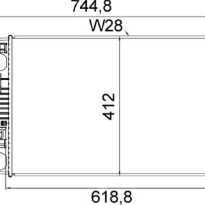 Radiator racire motor OPEL CASCADA (W13) 1.4 (67) benzina 120 cai MAHLE ORIGINAL CR 2116 000S