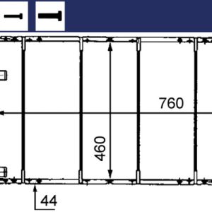 Radiator racire motor OPEL MOVANO A bus (X70) 1.9 DTI (JD) diesel 80 cai MAHLE ORIGINAL CR 526 000S