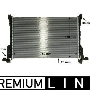 Radiator racire motor OPEL VIVARO B bus (X82) 1.6 CDTI (06) diesel 90 cai MAHLE ORIGINAL CR 86 000P