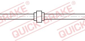 Furtun frana OPEL MOVANO A platou / sasiu (X70) 2.2 DTI (ED, HD, UD0, UD4) diesel 90 cai QUICK BRAKE 32.124