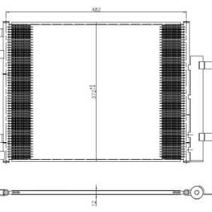 Condensator climatizare OPEL KARL (C16) 1.0 LPG Benzina/Autogaz (GPL) 73 cai NRF 350506