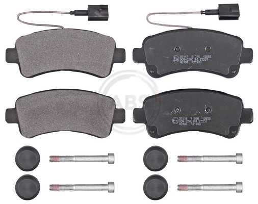 Placute frana OPEL MOVANO C platou / sasiu (U9) 2.2 BlueHDi 120 diesel 120 cai ABS 35116