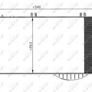 Condensator climatizare OPEL COMBO Tour 1.7 CDTI 16V diesel 101 cai NRF 35531