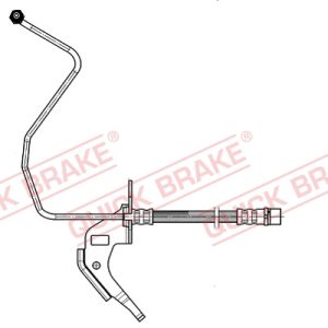 Furtun frana OPEL COMBO Tour 1.7 CDTI 16V diesel 101 cai QUICK BRAKE 35.914