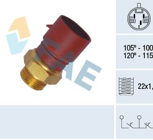 Comutator temperatura ventilator radiator OPEL COMBO Autoutilitara/limuzina spatioasa (71_) 1.7 D diesel 60 cai FAE 38040