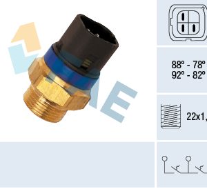 Comutator temperatura ventilator radiator OPEL MOVANO A caroserie (X70) 2.8 DTI (FD) diesel 114 cai FAE 38110