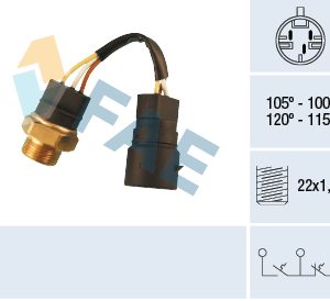 Comutator temperatura ventilator radiator OPEL COMBO Autoutilitara/limuzina spatioasa (71_) 1.4 benzina 60 cai FAE 38220