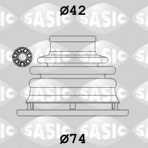 Ansamblu burduf articulatie planetara OPEL VIVARO A caroserie (X83) 2.5 DTI (F7) diesel 135 cai SASIC 4003470