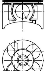 Piston OPEL COMBO Autoutilitara/limuzina spatioasa 1.7 CDTI 16V diesel 101 cai KOLBENSCHMIDT 40392600