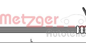 Furtun frana OPEL MOVANO A platou / sasiu (X70) 2.8 DTI (ED, HD, UD0, UD4) diesel 114 cai METZGER 4110211