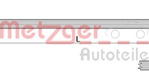 Furtun frana OPEL MOKKA / MOKKA X (J13) 1.4 LPG (_76) Benzina/Autogaz (GPL) 140 cai METZGER 4111625