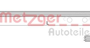 Furtun frana OPEL MOKKA / MOKKA X (J13) 1.7 CDTI 4x4 (_76) diesel 131 cai METZGER 4111626