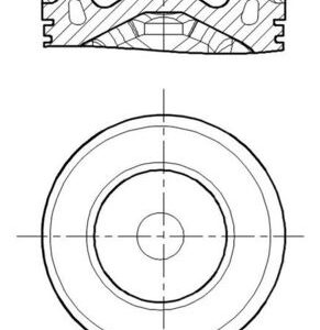 Piston OPEL COMBO E Tour / Life (K9) 1.5 diesel 102 cai MAHLE ORIGINAL 013 PI 00155 000