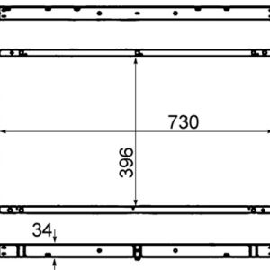 Radiator racire motor OPEL MOVANO A bus (X70) 2.5 D (JD) diesel 80 cai MAHLE ORIGINAL CR 204 000S