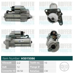 Electromotor OPEL VIVARO A platou / sasiu (X83) 2.5 CDTI diesel 114 cai HOFFER H5015086