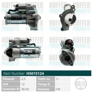 Electromotor OPEL GRANDLAND / GRANDLAND X (A18, P1UO) 2.0 D (75) diesel 177 cai HOFFER H5015124