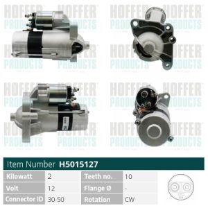 Electromotor OPEL VIVARO A platou / sasiu (X83) 2.5 CDTI diesel 114 cai HOFFER H5015127