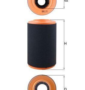 Filtru aer OPEL MOVANO C caroserie (U9) 2.2 D diesel 165 cai MAHLE ORIGINAL LX 3353