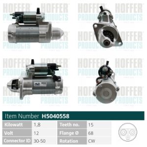 Electromotor OPEL MOKKA / MOKKA X (J13) 1.6 (_76) benzina 116 cai HOFFER H5040558